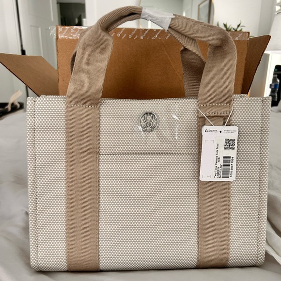 lululemon athletica Handbags - Lululemon Two-Tone Canvas Tote Mini